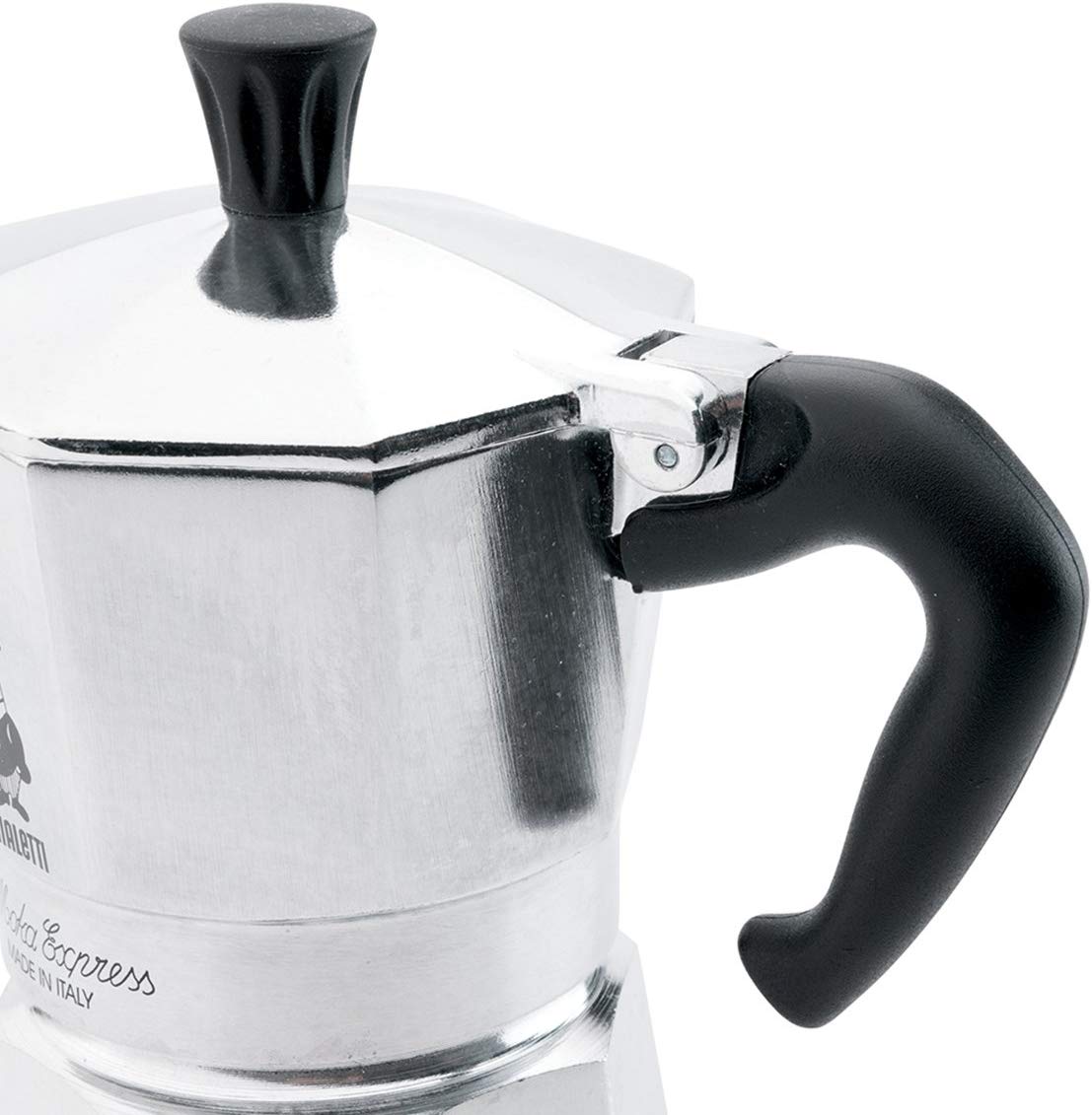 MOKA EXPRESS 4 TAZZE BIALETTI Caffettiera in alluminio con scatola regalo.  Può essere utilizzata sia su