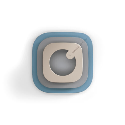 STORE&MORE - Set 3 Contenitori Alti Ermetici per Frigo/Freezer/Forno a Microonde GUZZINI