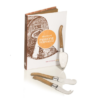 BRANDANI GIFT Passione Formaggi Set 3 Coltelli in Acciaio Inox e legno