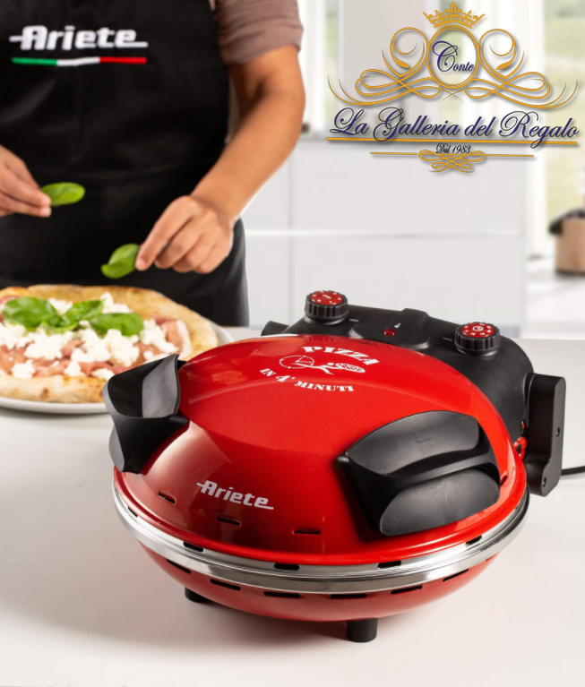 PIASTRA PER PIZZA FORNO ELETTRICO 1200W HOME PARTY PIZZA MAKER