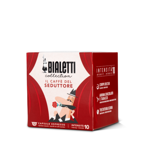 Box 12 Caps. Caffe' Seduttore Bialetti