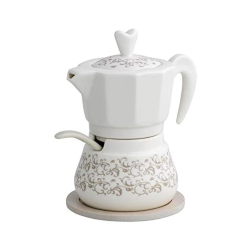 Zuccherina Riccioli di Fata in Porcellana con supporto in Bamboo Naturale