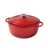 Casseruola Cocotte Rossa Ghisa Smaltata Brandani Gift