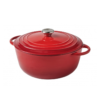 Casseruola Cocotte Rossa Ghisa Smaltata Brandani Gift