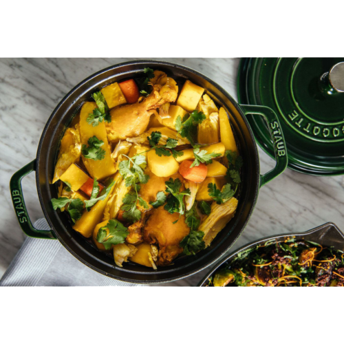 STAUB Cocotte Basilico rotonda in ghisa da 24 cm