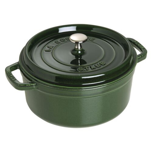 STAUB Cocotte Basilico rotonda in ghisa da 24 cm