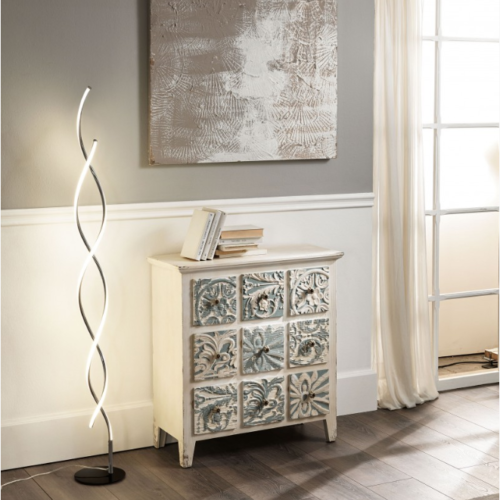 Brandani Piantana Spirale Metal, Alluminio, Abs