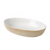 Pirofila Reactive Cream Ovale Stoneware Brandani Gift