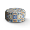 Pouf Gonfiabile Medicea Blu Poliestere Brandani