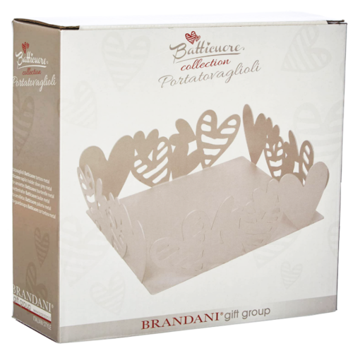 Portatovaglioli Batticuore Tortora in Metal Brandani