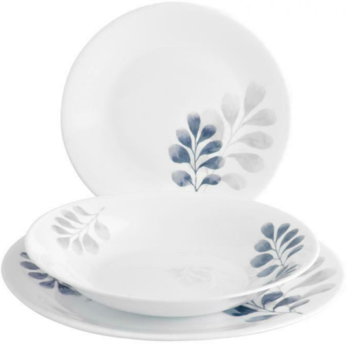 Servizio Piatti 18 Pz Botanica Blu Bormioli Rocco