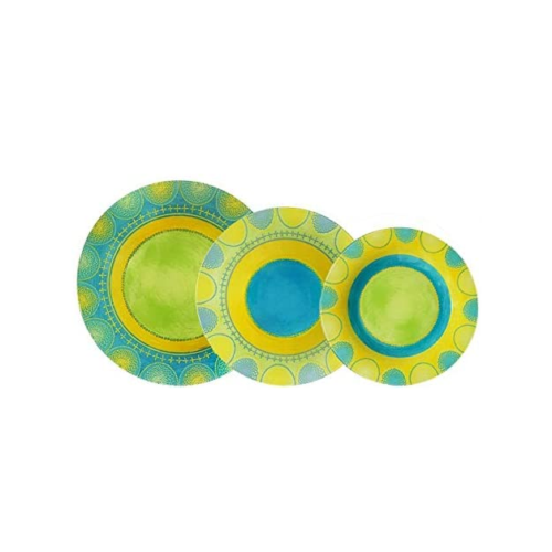 Servizio Piatti 18 Pz Propriano Turchese Luminarc