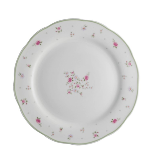 Set. Tavola 18 Pz Nonna Rosa Porcellana Brandani