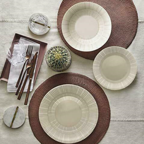 Servizio Piatti 18Pz. Stria Beige Bormioli Rocco