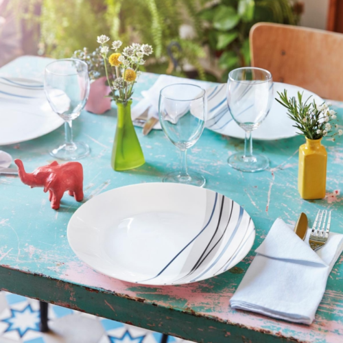 Servizio Piatti 18pz Athenais Blue Luminarc