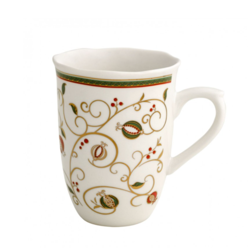 Set 2 Mug Tempo di Festa in Porcellana Brandani