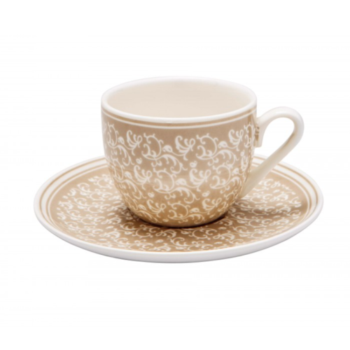 Tazzina Caffè Riccioli di Fata Set 2 PZ Porcellana Brandani Gift