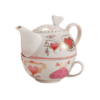 Teiera con Tazza HEART GOLD Brandani Gift