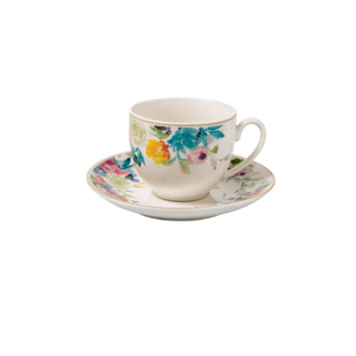 Tazzina Caffe Paradise Avio Acqua Set 2 Pz New Bone China Brandani Gift