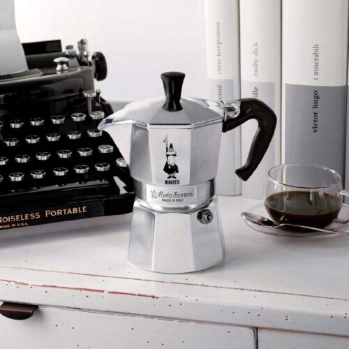 Moka Express Bialetti, Caffettiera Alluminio, Argento