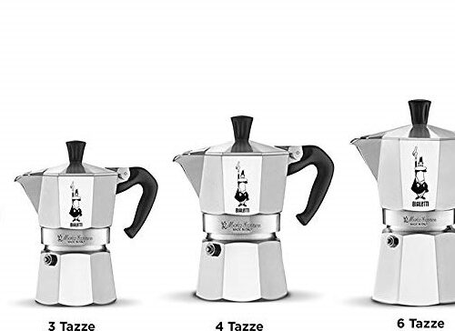 Moka Express Bialetti, Caffettiera Alluminio, Argento