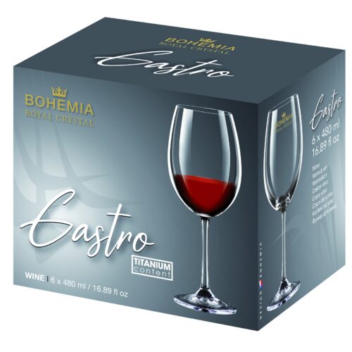 Calice Gastro Conf. 6 pz. Cl.48 Bohemia