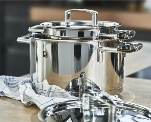Zwilling Passion Set Di Pentole - 5 pz 18/10 Acciaio Inossidabile