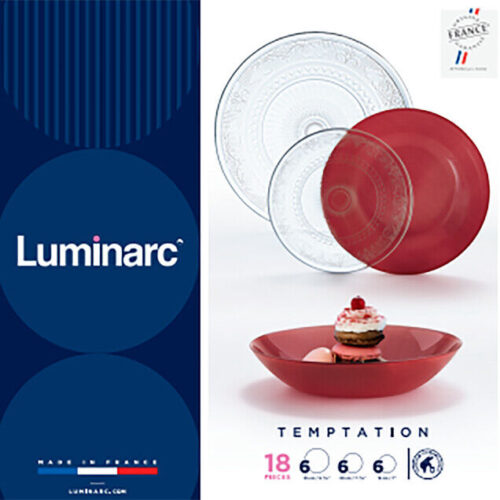 Servizio Tavola 18 Pz Tentazione Luminarc