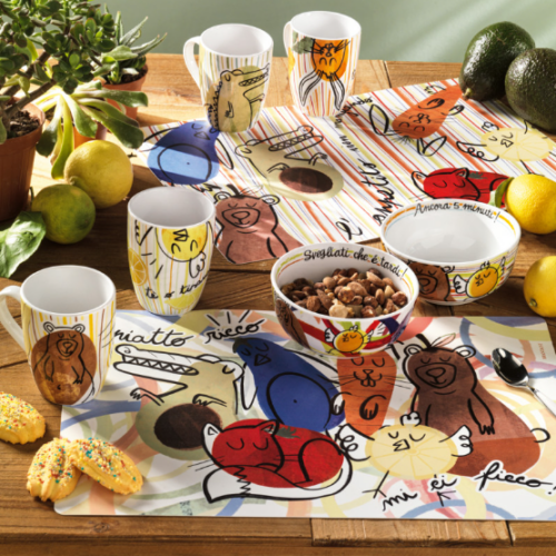 Mug Allegra Combriccola Set 2 Pz Porcellana