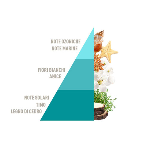 HOROMIA Diffusore d’ambiente a bastonicini Rattan Vibes Salty Breeze 200ml