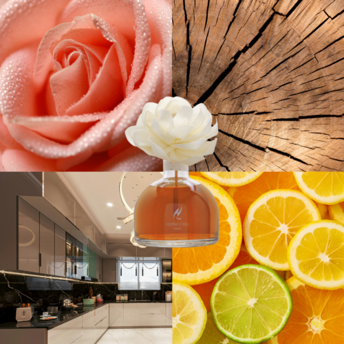 Diffusore Hypno Casa con Fiore – Dolce Mandarino